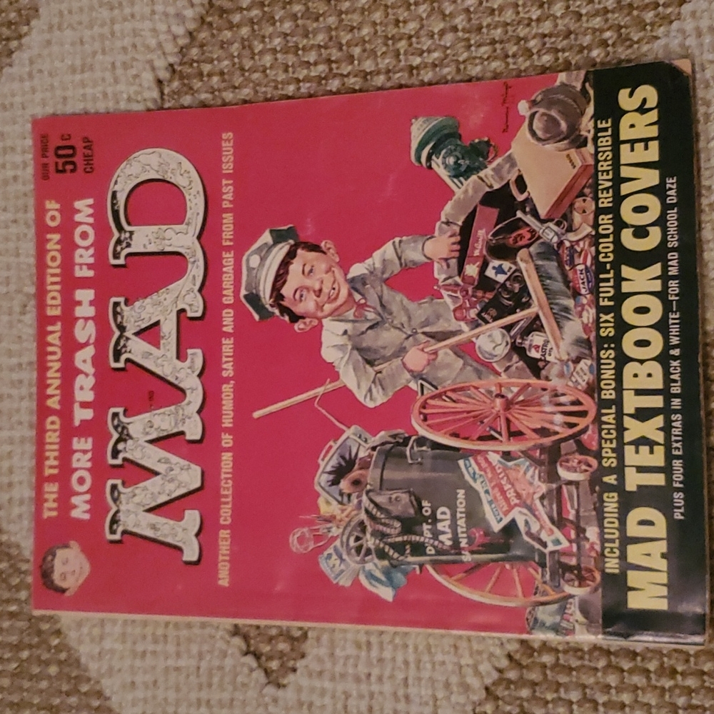 MAD 3rd Annual Edition bonus Mad textbook Covers 1950s Vintage👍🔥👍